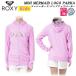  Rush Guard длинный рукав ROXY Roxy MINI MERMAID LOGO PARKA Mini русалка Logo Parker с капюшоном . Kids Youth девушки UV cut скорость .[TLY231106]