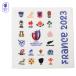  регби World Cup 2023 Франция 20 UNIONS COLLECTION полотенце для рук белый 