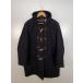 Schott* полупальто "даффл коут" /38/ шерсть /BLK/ одноцветный 