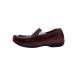 REGAL* deck shoes /23.5cm/BRD/ кожа 