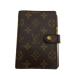 LOUIS VUITTON* Agenda PM_ монограмма * парусина /--/BRW/ мужской //