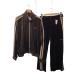 Perushu* выставить / велюр спортивная куртка / велюр грузовик брюки /M/ полиэстер /BRW