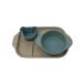 LE CREUSET* мульти- plate * Ram can /3 позиций комплект / Kids предметы первой необходимости /BLU