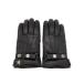 Schott* перчатки / кожа / черный / мужской /Winter Glove/ звезда 