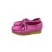 Clarks*Wallabee/wala Be / deck shoes /23.5cm/PNK/ замша /11826
