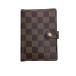 LOUIS VUITTON* Agenda PM_ Damier *eben/--/BRW/ мужской //