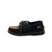 Pleasures* deck shoes /27cm/BLK/STS24913/A/O 3-EYE VIBRAM