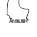 AMBUSH* дизайн логотипа / колье /--/SLV/ верх иметь / мужской //