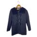 MAISON KITSUNE* полупальто "даффл коут" /34/ шерсть /NVY/FW15W113