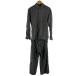 YOKE*Cupro JUMP Suit/ все в одном / воротник кнопка отсутствует //