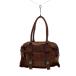DIESEL* сумка "Boston bag" / телячья кожа /BRW/ одноцветный //