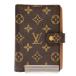 LOUIS VUITTON* Agenda PM_ монограмма * парусина / кожа /BRW/ общий рисунок / женский //