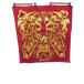 HERMES* шарф / шелк /RED/ общий рисунок / мужской 