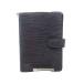 LOUIS VUITTON* Agenda PM_ epi / кожа /BLK/ мужской 