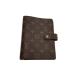 LOUIS VUITTON* Agenda MM_ монограмма _BRW/ кожа /BRW/ мужской 