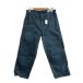 GAP* двойной колено / Buggy машина painter's pants /32/ хлопок /BLK/ одноцветный //