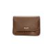 SINOON/ очарование отсутствует /Logo Card Wallet/ футляр для карточек / кожа /BRW/ женский //