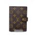 LOUIS VUITTON* Agenda PM_ монограмма * парусина / кожа /BRW/ женский 