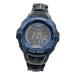 CASIO* солнечный наручные часы *G-SHOCK/ цифровой / нержавеющая сталь / голубой / черный / потертость есть / Casio //