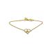 Vivienne Westwood* браслет /PETRA/ в форме сердечка /GLD/ женский //