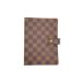 LOUIS VUITTON* Agenda MM_ Damier *eben_BRW/--/BRW/ общий рисунок / женский //
