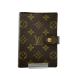 LOUIS VUITTON* Agenda PM_ монограмма * парусина /PVC/BRW/ монограмма / женский 