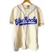 Ebbets Field Flannels*USA производства / Baseball рубашка /XL размер / нейлон / крем /ebetsu поле фланель z