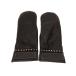 LOEWE*Leather Moufle Gloves/ заклепки / перчатки / кожа /BLK/ мужской 