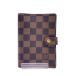LOUIS VUITTON* Agenda PM_ Damier *eben/ кожа /BRW/ мужской //