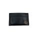 GUCCI*GGma-monto/ футляр для карточек / кожа /BLK/ одноцветный / женский 