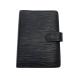 LOUIS VUITTON* Agenda PM_ epi / кожа /BLK/ мужской 