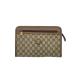 GUCCI* клатч / кожа /BRW/ общий рисунок /014.122.6063//