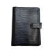 LOUIS VUITTON* Agenda PM_ epi / кожа /BLK/ одноцветный / мужской //