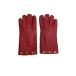 TOD*S* перчатки / кожа /RED/ женский 