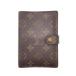 LOUIS VUITTON* Agenda PM_ монограмма * парусина / кожа /BRW/ женский //