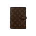 LOUIS VUITTON* Agenda MM_ монограмма * парусина / кожа /BRW/ общий рисунок / мужской / чай цвет //