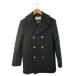 CELINE*21AW/ Эдди период / золотой ./ бушлат /44/ шерсть / черный /2M150863C