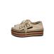 GUCCI* платформа эспадрильи спортивные туфли //39/CRM/ парусина /525711