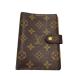 LOUIS VUITTON* Agenda PM_ монограмма * парусина / кожа /BRW/ женский 