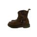 Dr.Martens*BLIP/ боковой Zip engineer boots / желтый стежок / Brown /UK13//