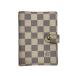 LOUIS VUITTON* Agenda PM_ Damier * azur / кожа /GRY/ женский 