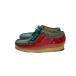 Clarks*Wallabee Patent Leather Boot/ deck shoes /42/RED/PVC