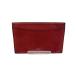 Cartier* футляр для карточек / кожа /RED/ одноцветный / мужской / футляр для визитных карточек 