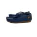 Clarks* шейкер / мокасины обувь / стеганое полотно /size:UK9G/NVY/ полиэстер 