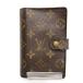 LOUIS VUITTON* Agenda PM_ монограмма * парусина / кожа /BRW/ общий рисунок / мужской //