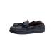 REGAL* deck shoes /24.5cm/BLK/ кожа 