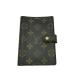 LOUIS VUITTON* Agenda PM_ монограмма * парусина / кожа /BRW/ общий рисунок / мужской 