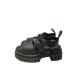Dr.Martens��Ricki Nylon 3-Strap Platform Sandal/UK6/BLK/�쥶��