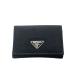 PRADA* футляр для карточек / нейлон /BLK/ мужской 