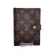 LOUIS VUITTON* Agenda PM_ монограмма _BRW/--/BRW/ женский //